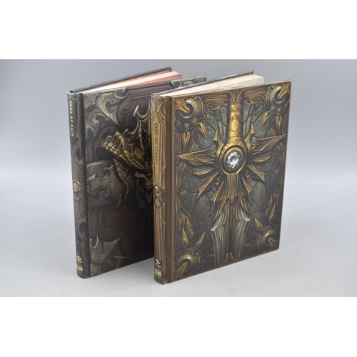 466 - Diablo: Two Hardback Books Diablo Book of Tyrael and Book of Cain by Insight Editions Contain Combin... 