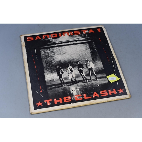 473 - The Clash:' ' Sandinista ! ' 3 X Vinyl LP ( Pre-Owned ) CBS Record Label ( FSLN 1 ) Complete With So... 