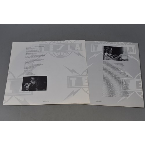 478 - Rock Album: Tesla- 'Five Man Acoustical Jam' Double Vinyl LP ( Geffen Label 9 24311 1 ) ( PLEASE NOT... 