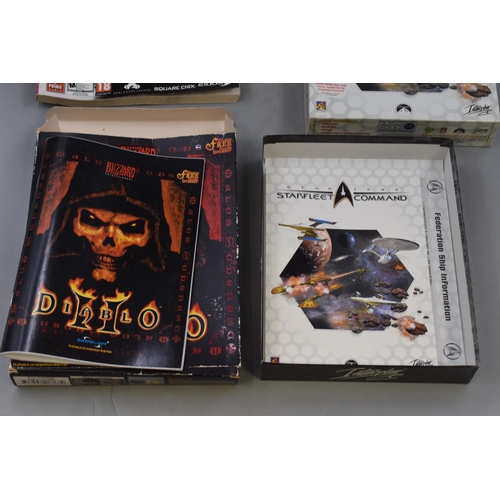 491 - Collection of Various Computer Game Manuals to Include Diablo, The Official Strategy Guide, Star War... 