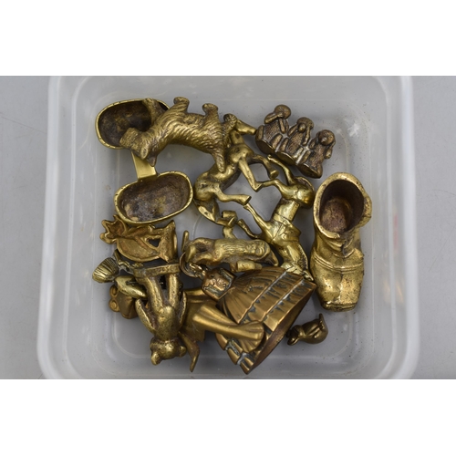 230 - Collection of Small Vintage Brass Ornaments