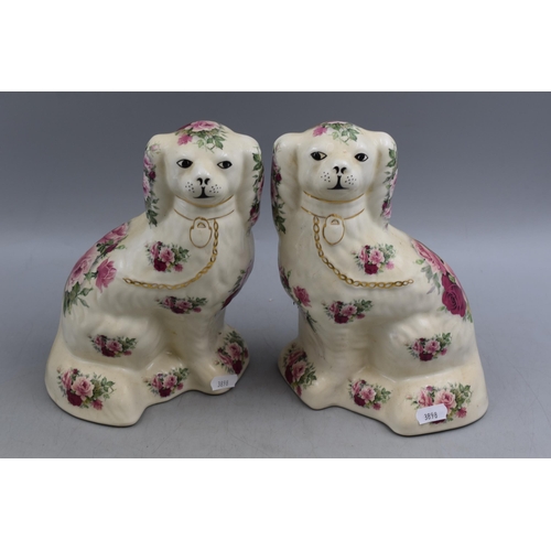 240 - Pair of Staffordshire Dogs (9