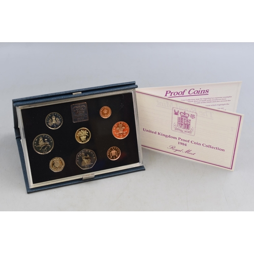 266 - Royal Mint 1984 Proof Coin Set with Certificate