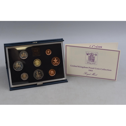 268 - Royal Mint 1983 Proof Coin Set with Certificate