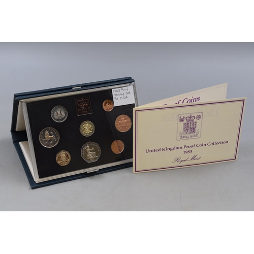 274 - Royal Mint 1983 Proof Coin Collection with Certificate of Authenticity