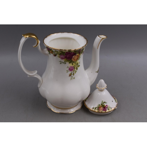 277 - Royal Albert Old Country Roses Coffee Pot