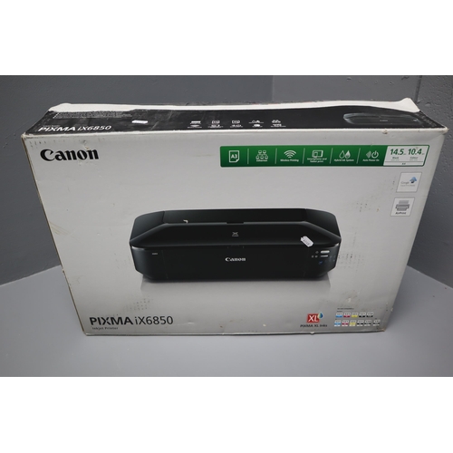 566 - Canon PIXMA iX6850 A3 Wireless Photo Printer, untested