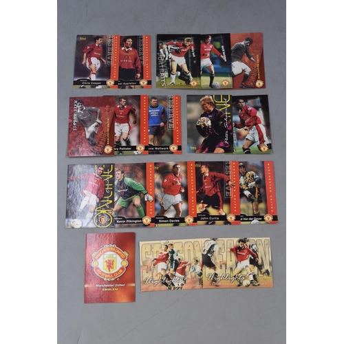 287 - Collection of Manchester United Football Legends Collectors trading Cards