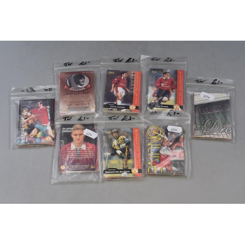 287 - Collection of Manchester United Football Legends Collectors trading Cards