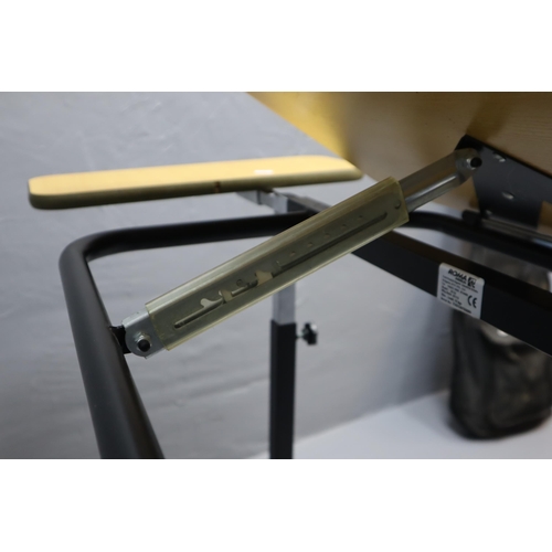 571 - A Roma Medical Adjustable Bed and Chair Table, On Castors