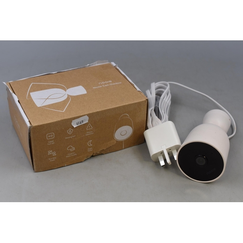 599 - Nooie Outdoor Cam - 1080P - Two Way Audio - Powers On - In Box