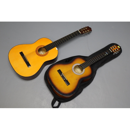 657 - Two Acoustic Guitars to include Hohner and Berkeley in Guitar Bag