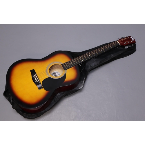 659 - 3rd 3/4 Acoustic Guitar with Storage Bag (As Found)