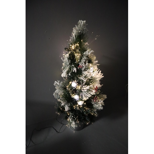 609 - Christmas Mixed Lot, include Boxed Pre Lit Tree, Christmas Artificial Flowers and a Large Selection ... 