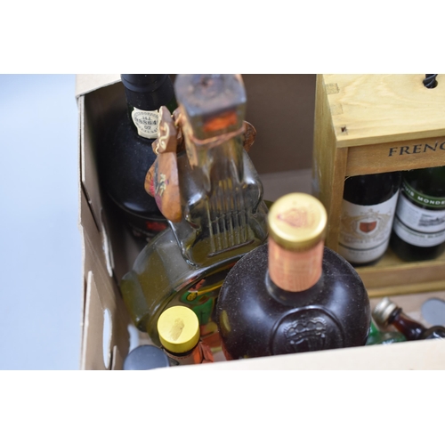 749 - Mixed Selection of House Clearance Drink Includes Many Undrinkable Foul Substances