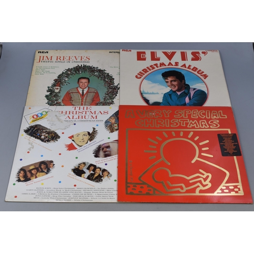 627 - Collection Of Pre-Owned Vinyl LP's of ' Christmas Songs & Carols' By Various Artists to Include ... 