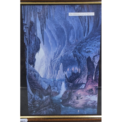 762 - Eight Fantasy Prints Mainly Related to Lord of The Rings, Framed and Glazed (15.5” x 12.5&rdqu... 