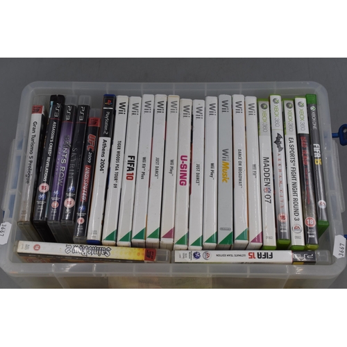 799 - Large Mixed Selection of Console Games. Includes PS3, XBox and Nintendo Wii (Approx. 31)