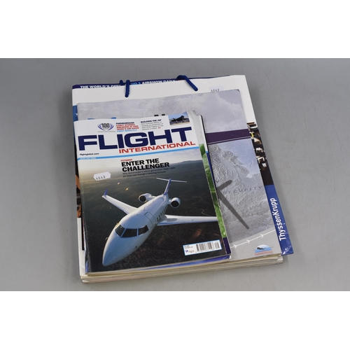 769 - A Selection of Flight Ephemera. Includes Flight International Magazines, Farnborough Airshow Flight ... 