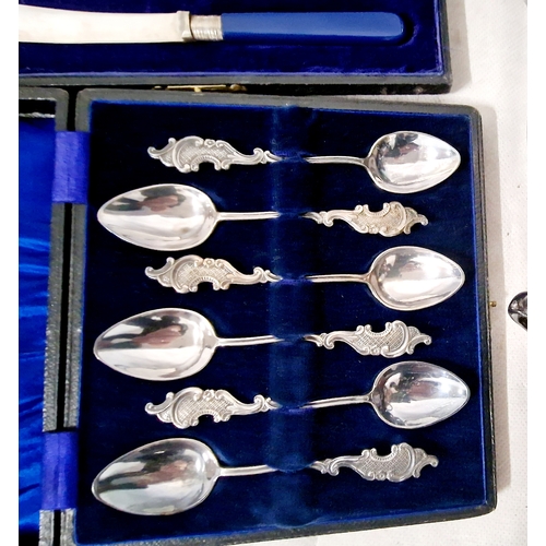 771 - Selection of House Clearance Silver Plated Ware Includes Teapot, Tea Spoons and More