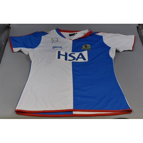 714 - Four Blackburn Rovers Shirts. Includes 2016/17 Away Shirt, 2007/08 Home Shirt, Signed 2004/05 Home S... 