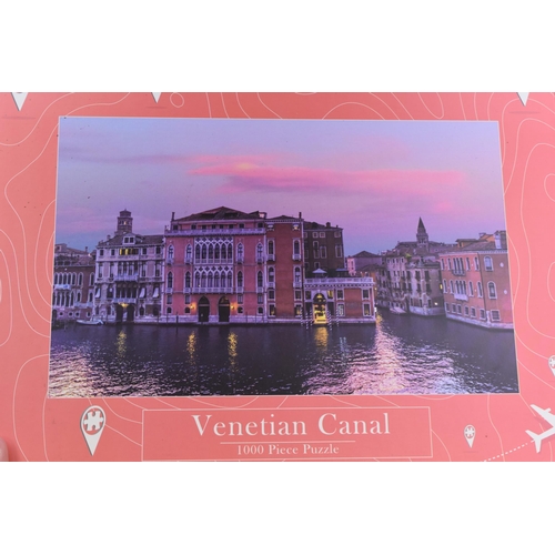 816 - Six Boxed Jigsaw Puzzles including Grand Canyon, Venetian Canal and More