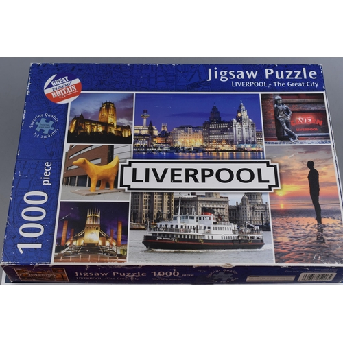 816 - Six Boxed Jigsaw Puzzles including Grand Canyon, Venetian Canal and More