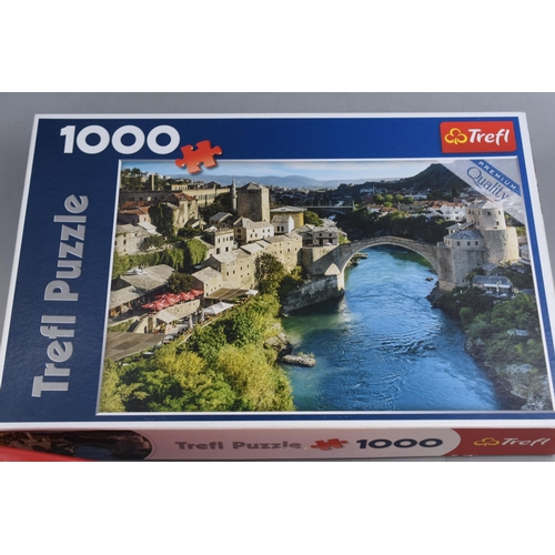 816 - Six Boxed Jigsaw Puzzles including Grand Canyon, Venetian Canal and More