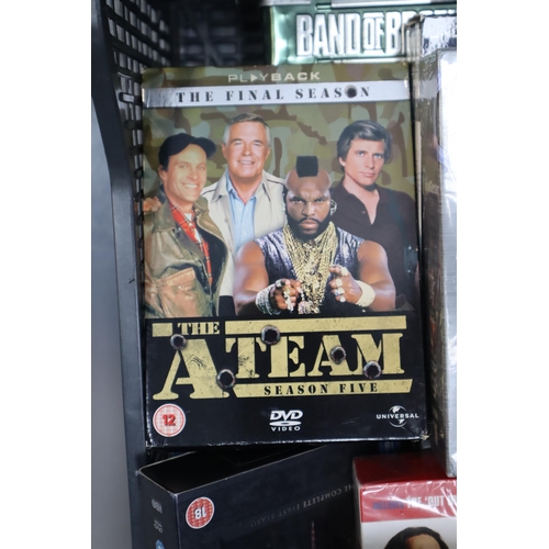 819 - Collection of Various Pre-Owned Box Set DVD's to Include, 'A-Team, Band Of Brothers, Underworld, Pri... 