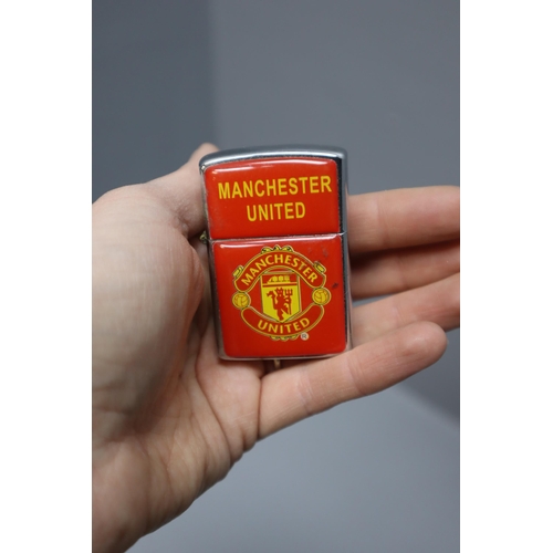 776 - Football Ephemera includes Manchester United Framed 2006-2007 Champions Leque, Zippo Lighter, Piggy ... 