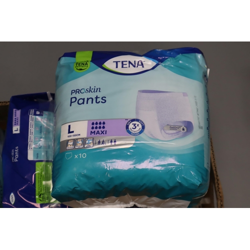 848 - Five New Packs of Tena Pro Skin Maxi L