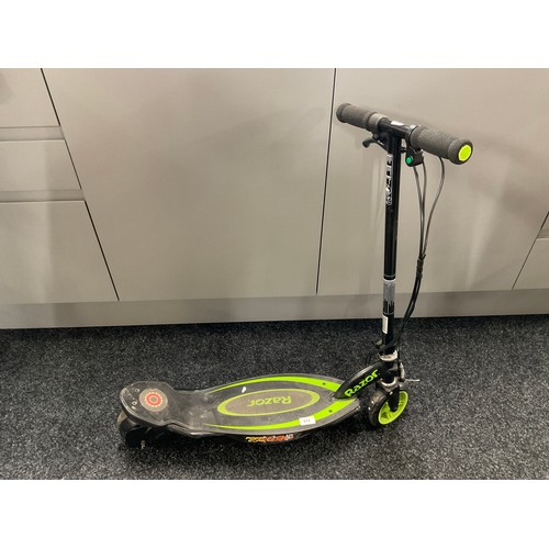 512 - Razor Power Core E90 Electric Scooter - Green, untested due to no charger