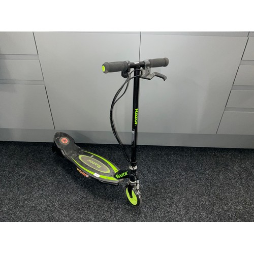 512 - Razor Power Core E90 Electric Scooter - Green, untested due to no charger