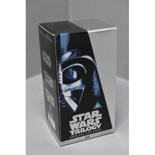 17 - Star Wars Trilogy Special Edition VHS Box Set. Includes Star Wars, The Empire Strikes Back and Retur... 