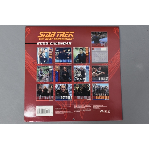 23 - Two Star Trek Calendars, 2001 Deep Space Nine (Sealed) and 2000 The Next Generation