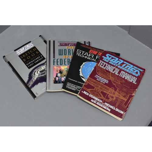 37 - Collection of Star Trek Books to Include Hard Back Star Trek 365 by Paula M Block and Terry J Erdman... 