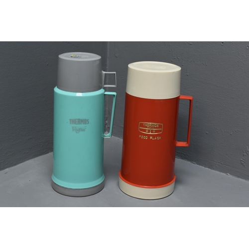 76 - Two Retro Thermos Flasks