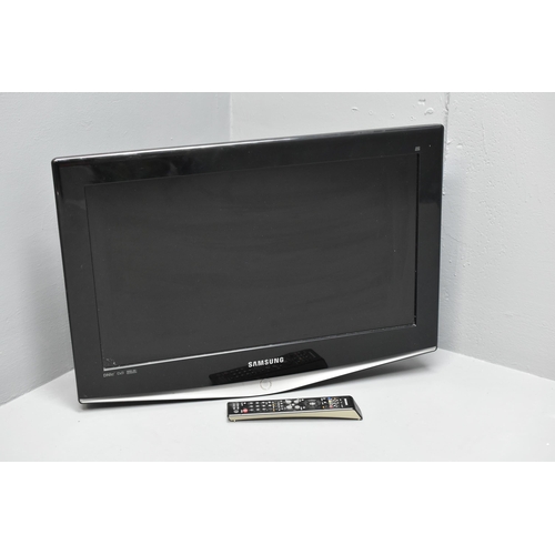 79 - Samsung 26” TV with Remote (powers on)