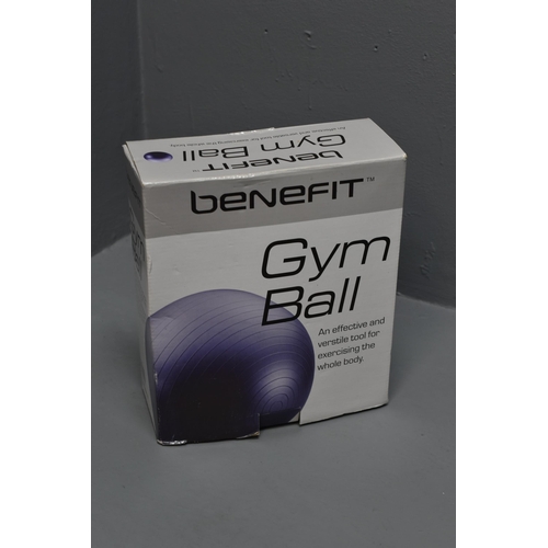 86 - Boxed Benefit Gym Ball