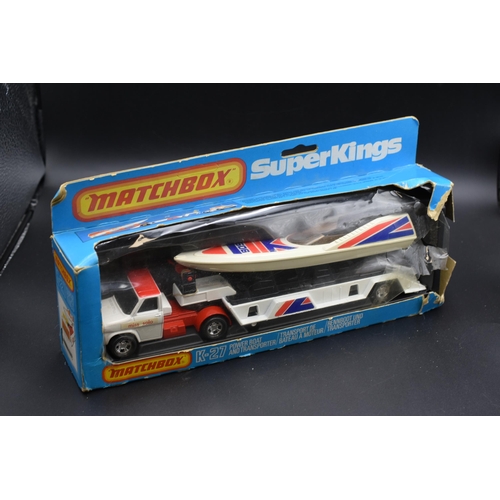 80 - Matchbox Superkings K-27 Powerboat in Box