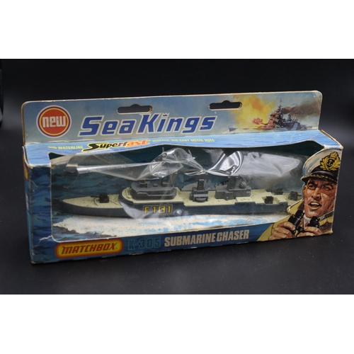 81 - Matchbox Seakings K-305 Submarine Chaser in Box