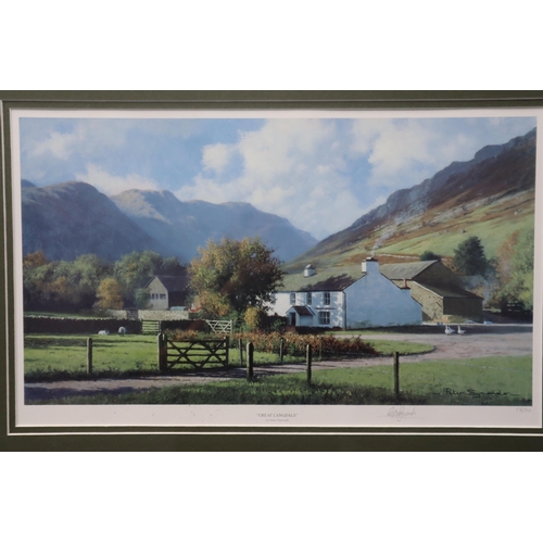 307 - Two Framed and Glazed Limited Edition Signed Peter Symonds Lake District Landscape Prints, 'Little L... 