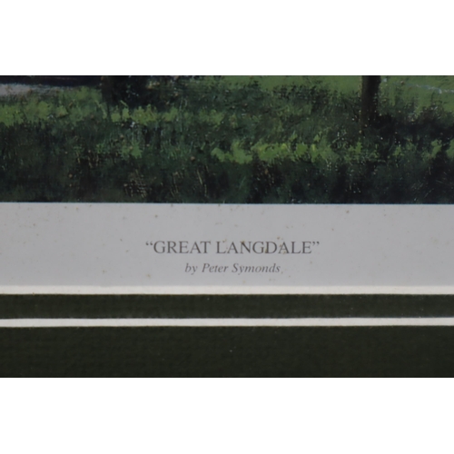 307 - Two Framed and Glazed Limited Edition Signed Peter Symonds Lake District Landscape Prints, 'Little L... 