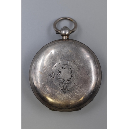 54 - Waltham of USA Hallmarked Birmingham Silver Cased pocket Watch (a/f)