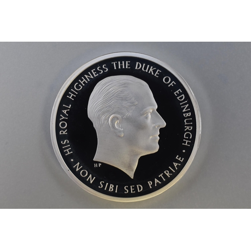 99 - Royal Mint Prince Philip Life of Service 2017 UK £5 Silver Proof Piedfort Coin complete with C... 