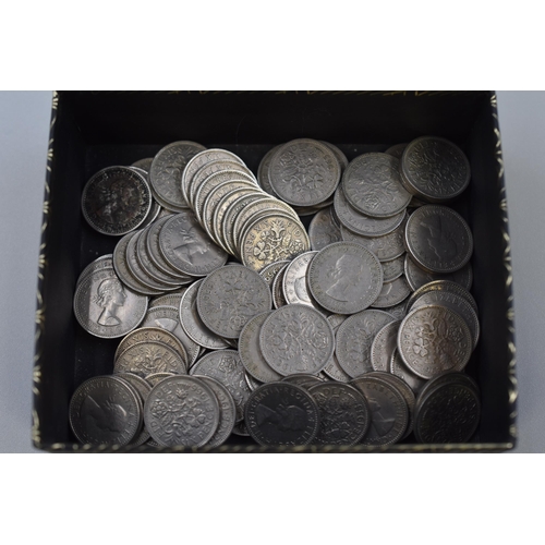 106 - Approx. 100 Sixpence Coins