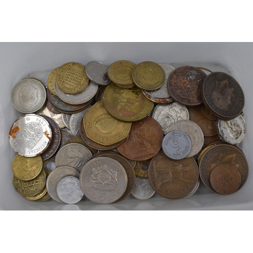 107 - Selection of unsorted Worldwide Coins