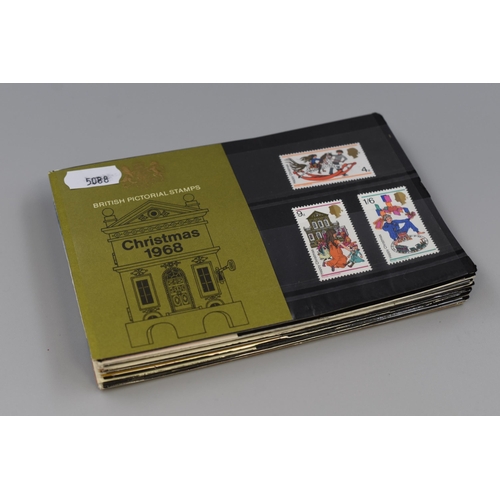 137 - Eleven British Pictorial Mint Stamp Collections including Christmas 1968, British Cathedrals, Britis... 