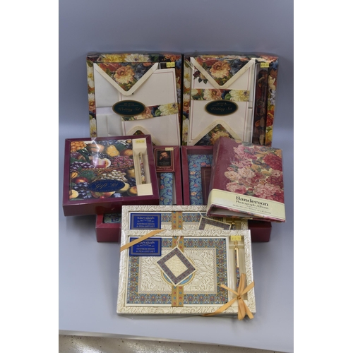 393 - A Large Selection of Stationary Gift Sets. Includes William Morris Collection, Marrakesh Stationary ... 