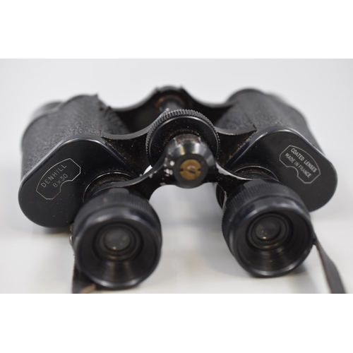 147 - A Pair of French Denhill 8x30 Binoculars, In Case